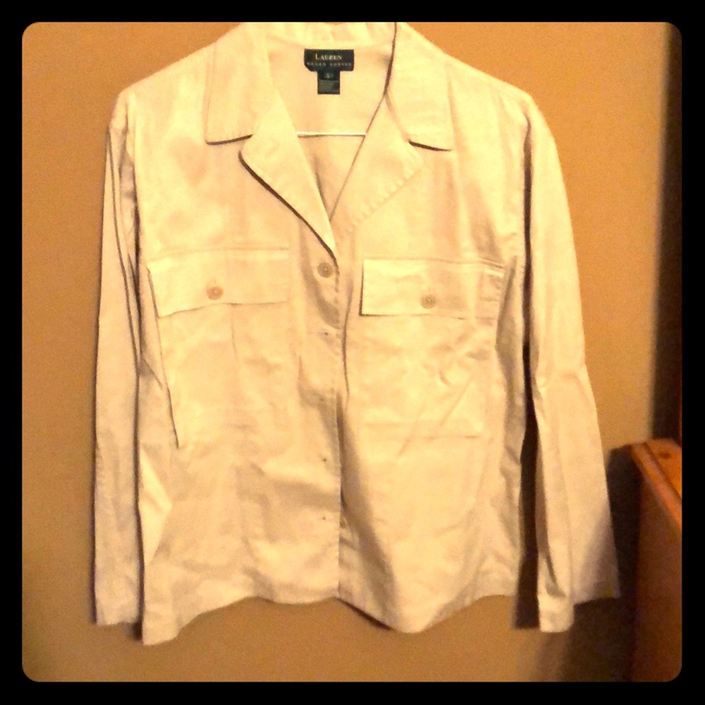 Lightweight safari jacket